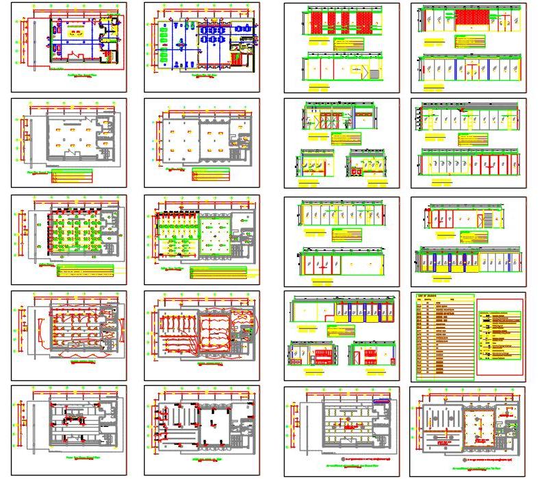 Clubhouse Detaled CAD Drawing